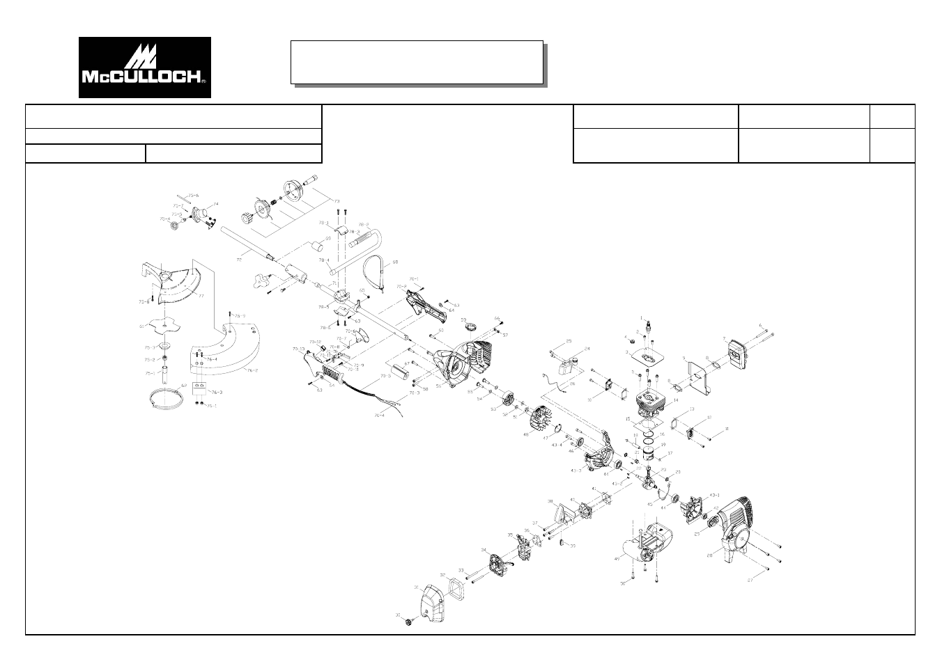 McCulloch 41AD790C977 User Manual | 2 pages