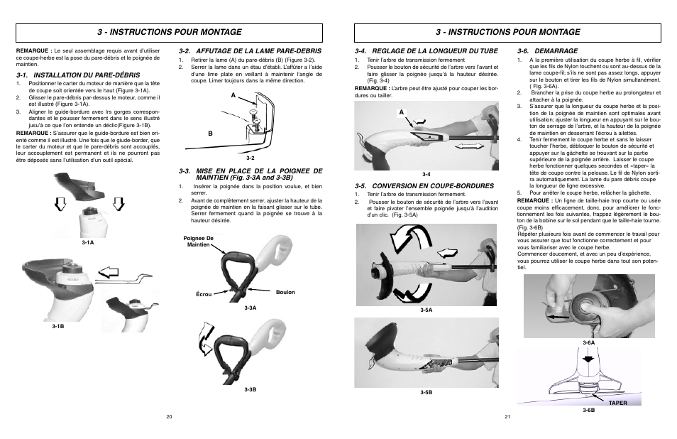 3 - instructions pour montage | McCulloch MCT2027 User Manual | Page 11 / 22