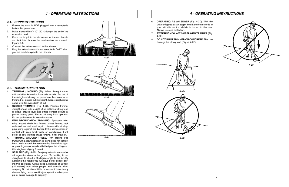 4 - operating insyructions | McCulloch MCT2027 User Manual | Page 5 / 22