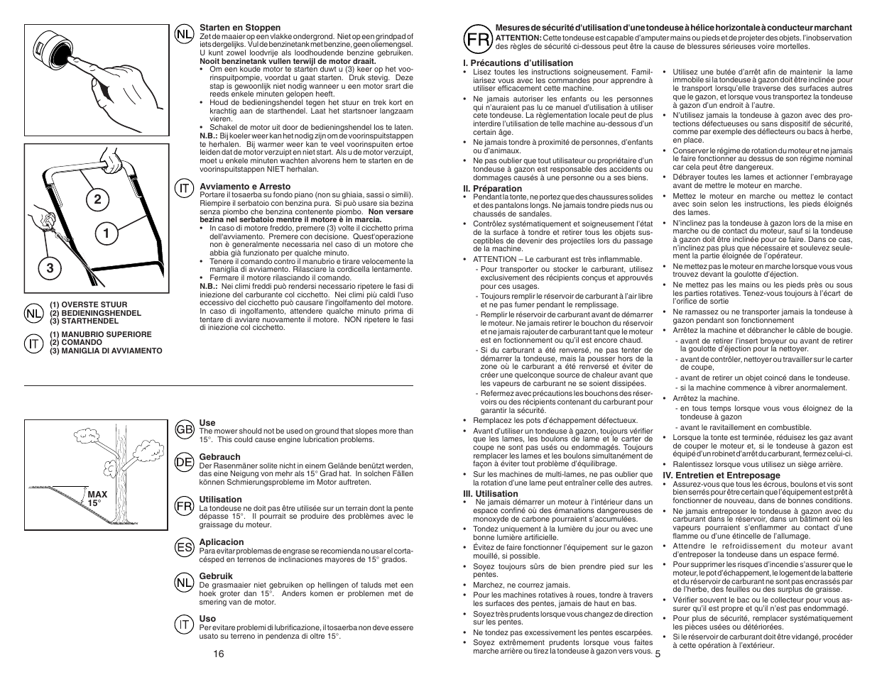 McCulloch M4553CMHW User Manual | Page 5 / 10