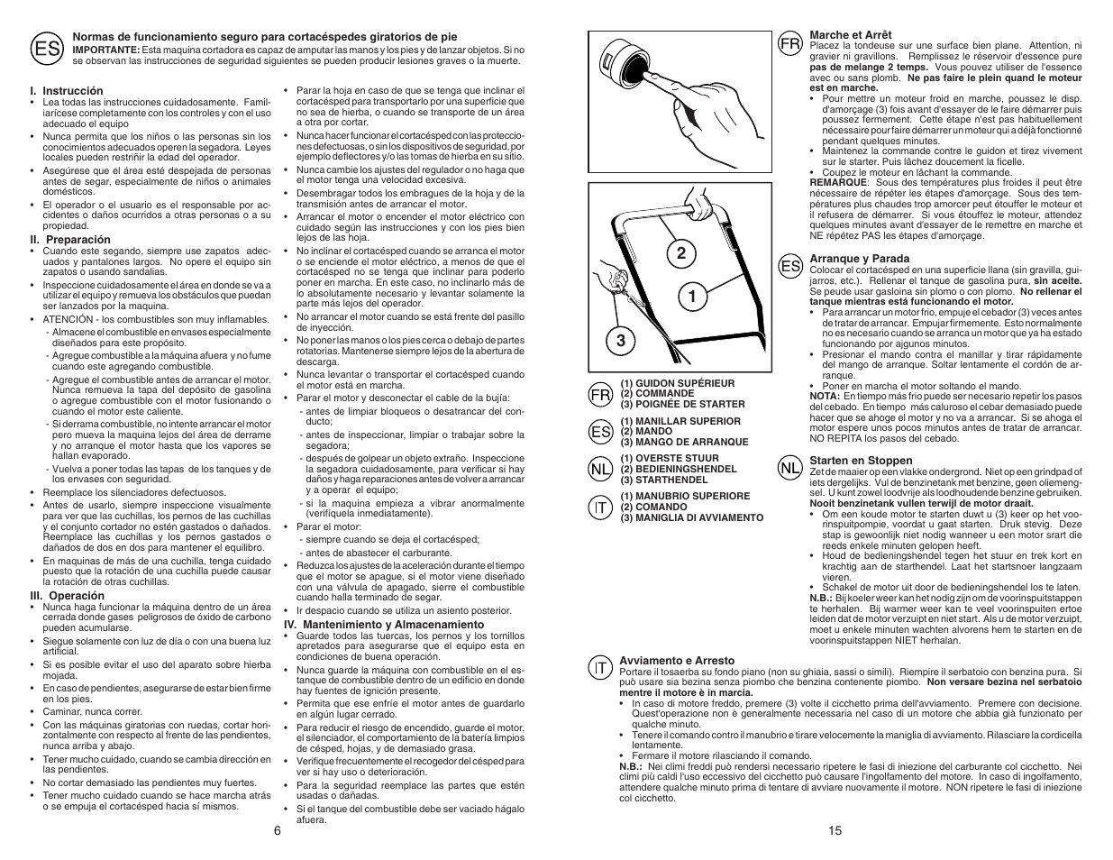 McCulloch PRE6556 User Manual | Page 6 / 10