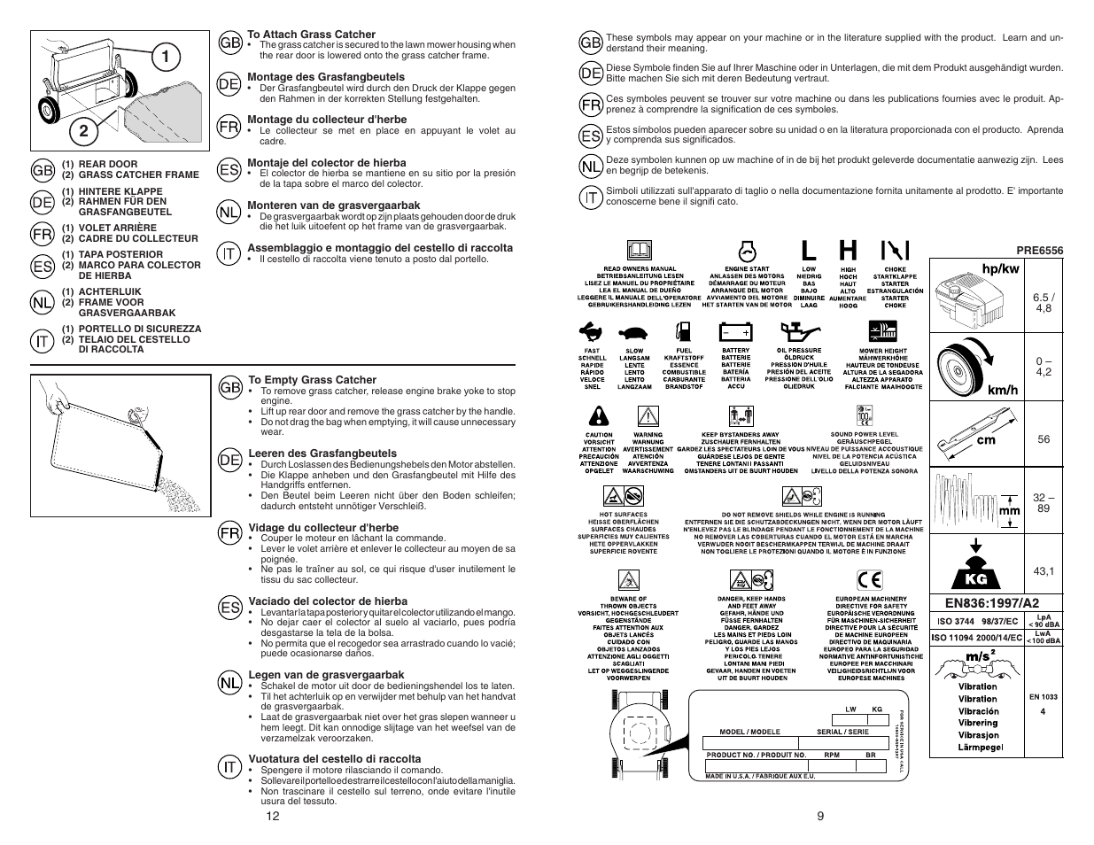 McCulloch PRE6556 User Manual | Page 9 / 10