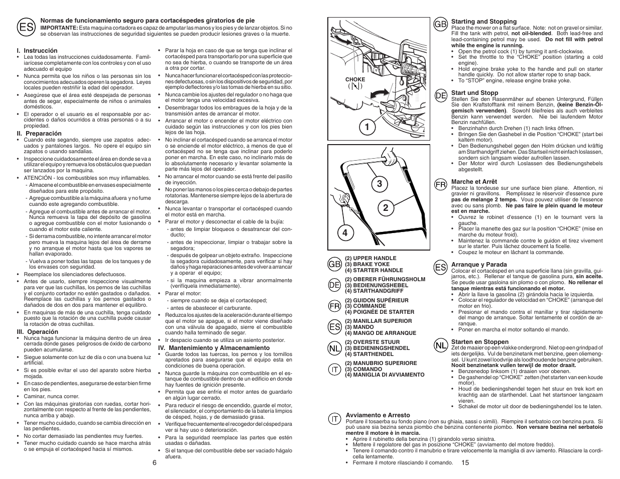 McCulloch M65H53SD User Manual | Page 6 / 10