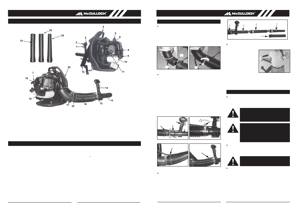 McCulloch MAC BP290 User Manual | Page 2 / 5