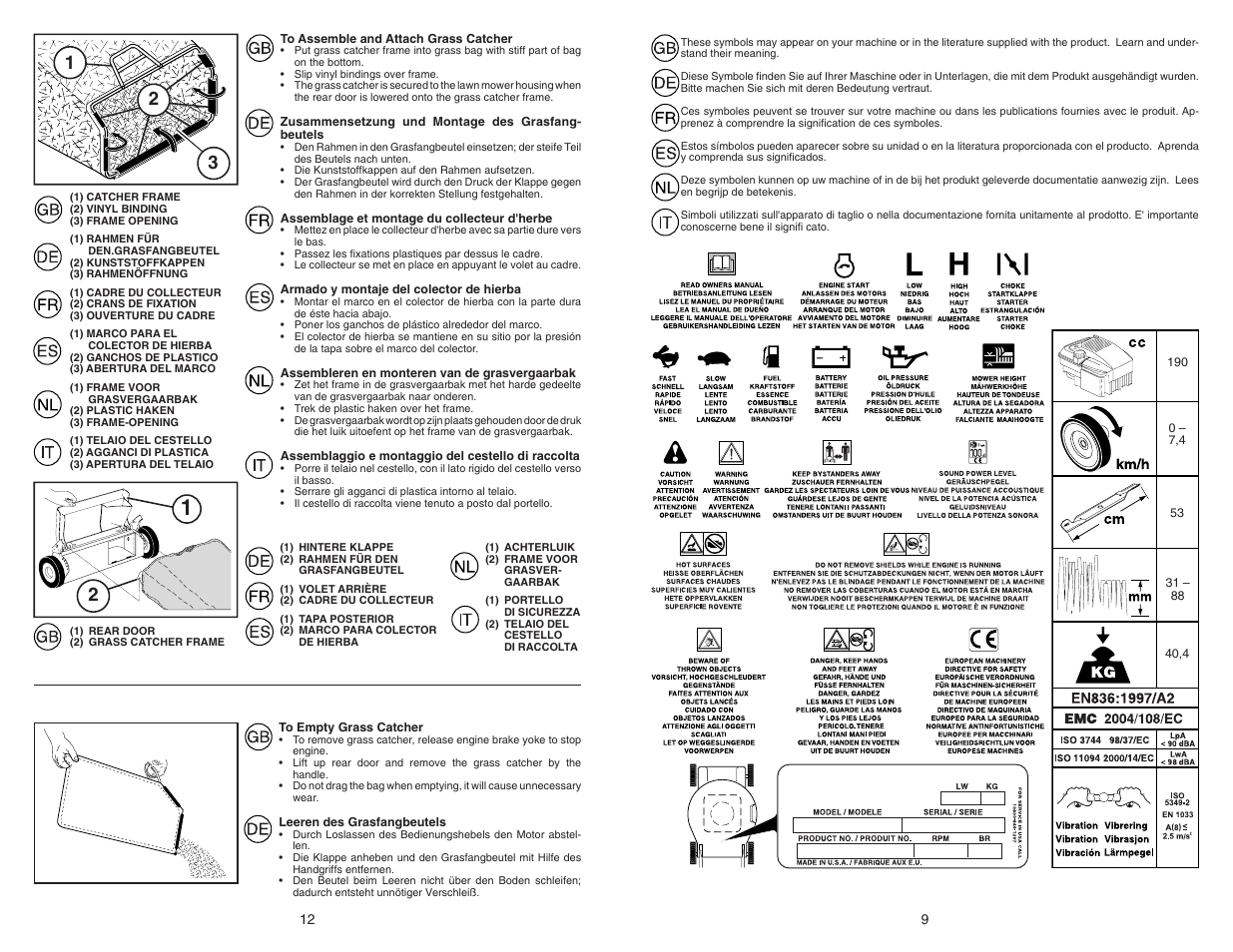 McCulloch Edition 96141023400 User Manual | Page 9 / 10