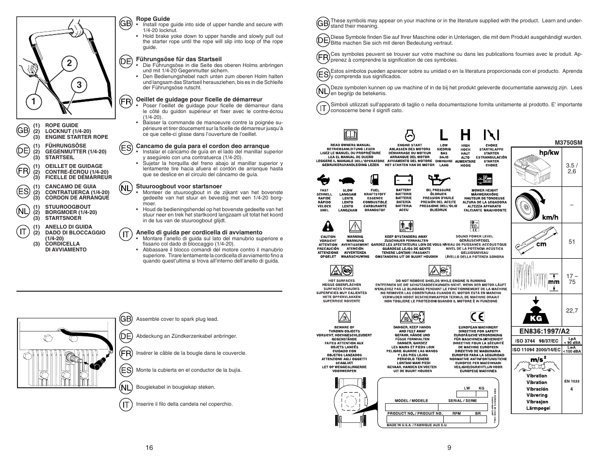 McCulloch M3750SM User Manual | Page 9 / 12
