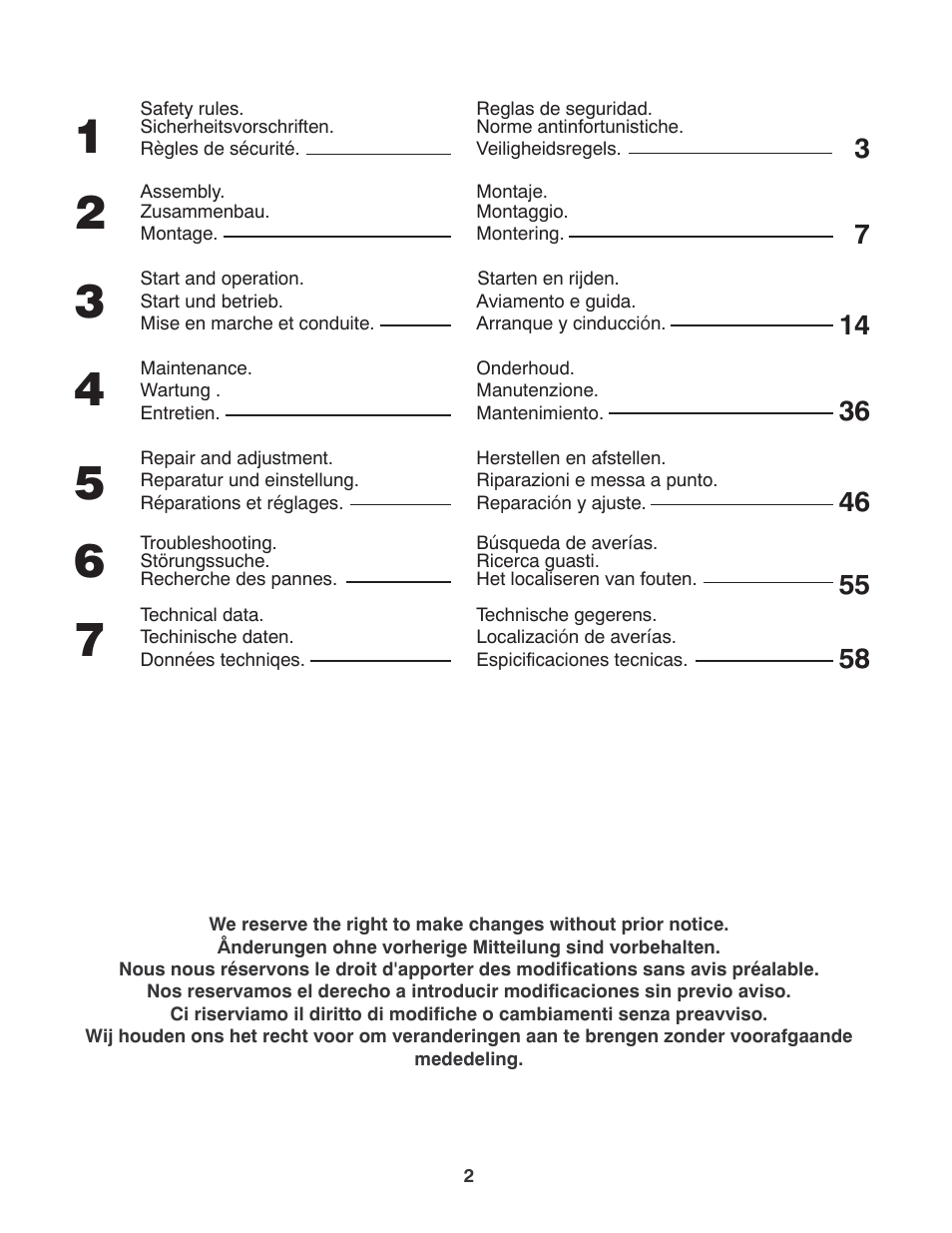 McCulloch MRT6 User Manual | Page 2 / 60