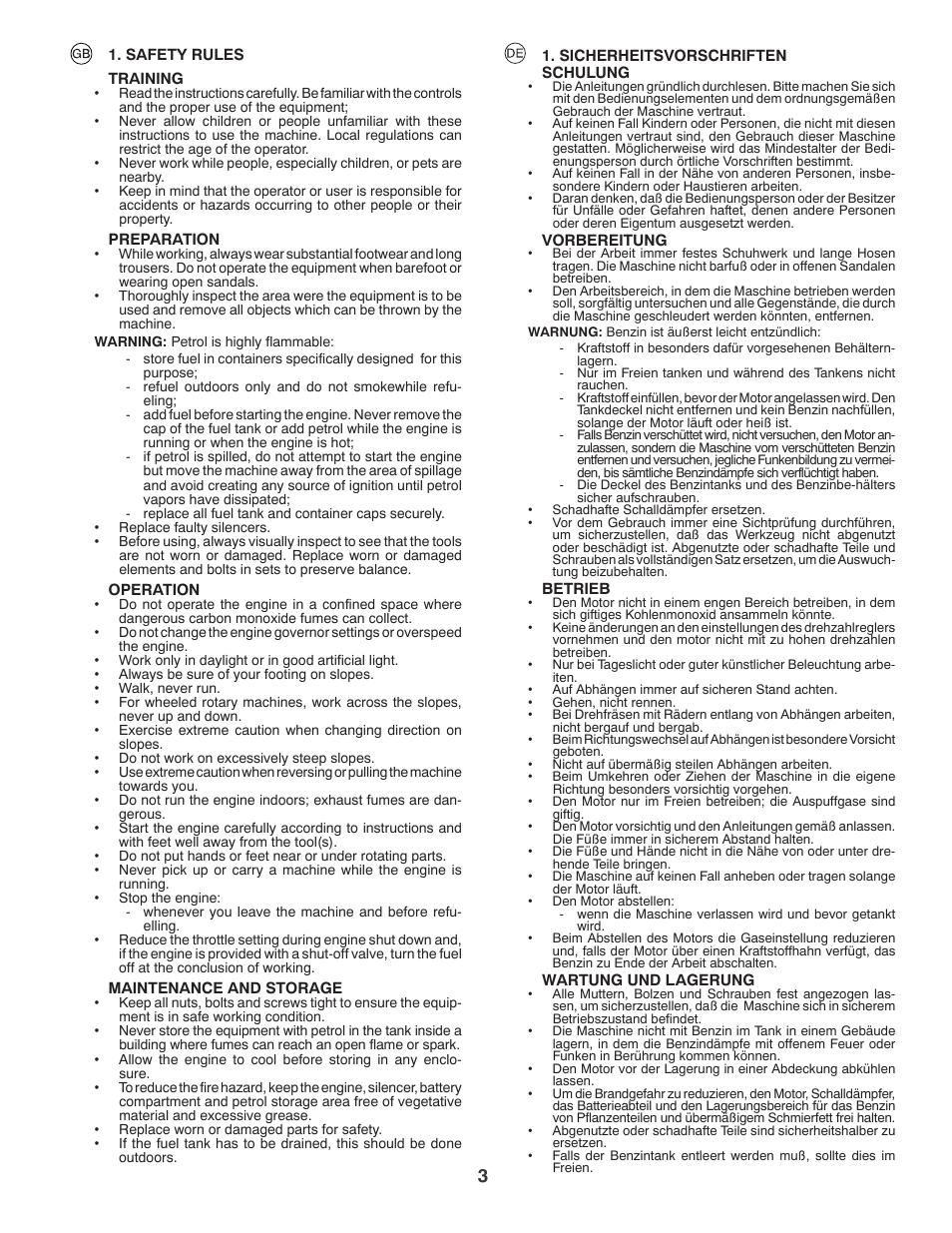 McCulloch MRT6 User Manual | Page 3 / 60