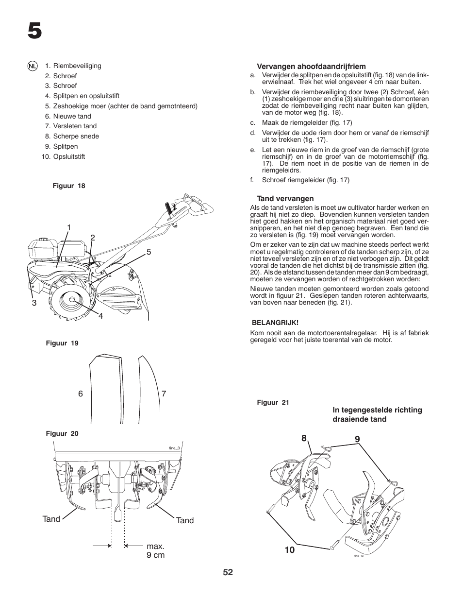 McCulloch MRT6 User Manual | Page 52 / 60