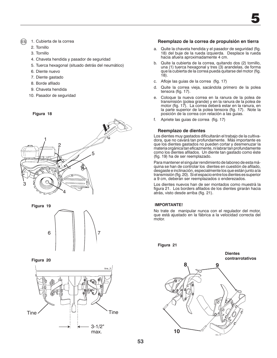 McCulloch MRT6 User Manual | Page 53 / 60