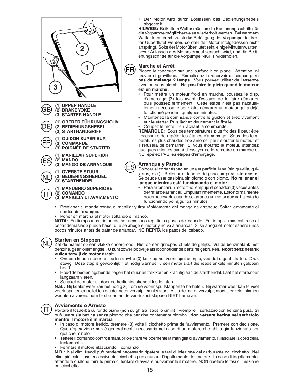 McCulloch M6553D User Manual | Page 15 / 20