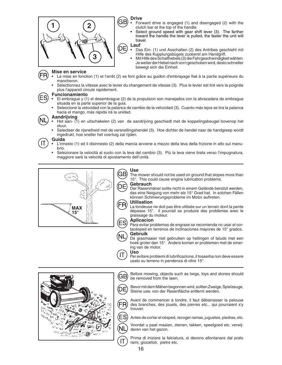 McCulloch M6553D User Manual | Page 16 / 20