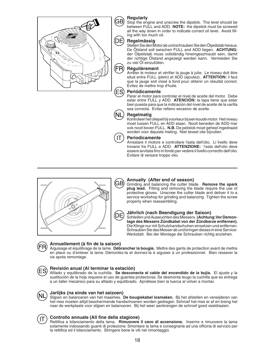 McCulloch M6553D User Manual | Page 18 / 20
