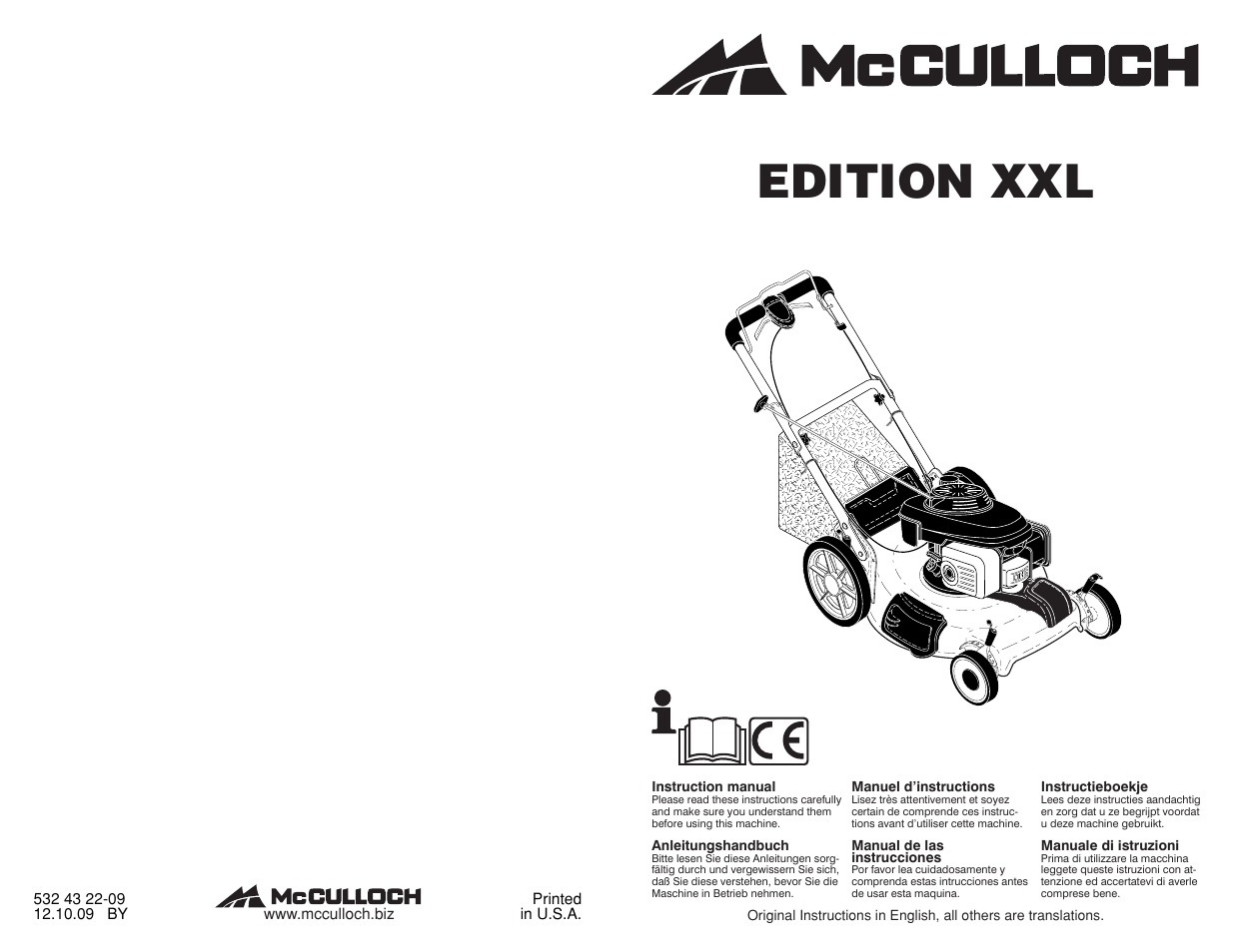 McCulloch 96141023000 User Manual | 12 pages