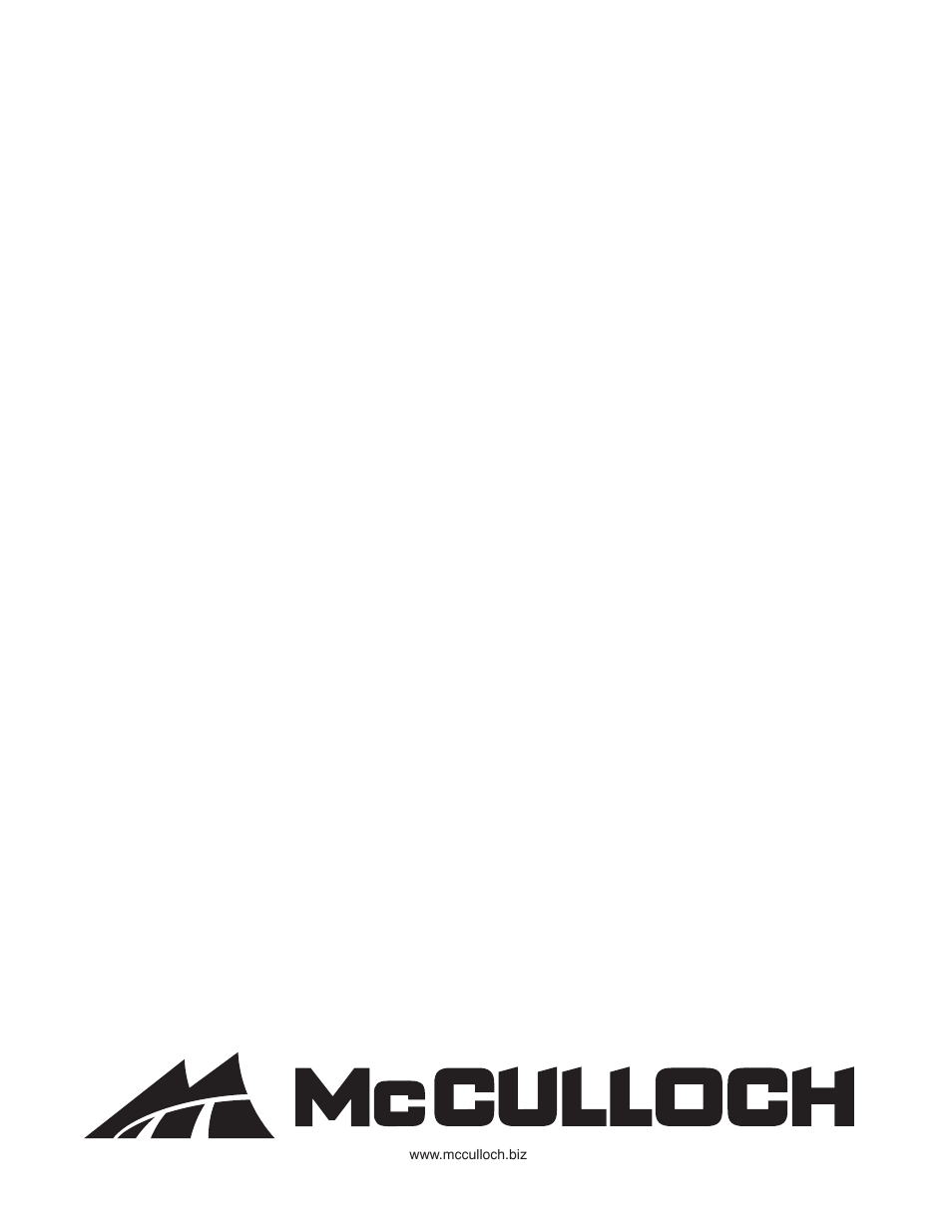 McCulloch M19542H User Manual | Page 32 / 32