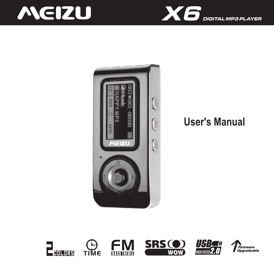 Meizu X6 User Manual | 72 pages