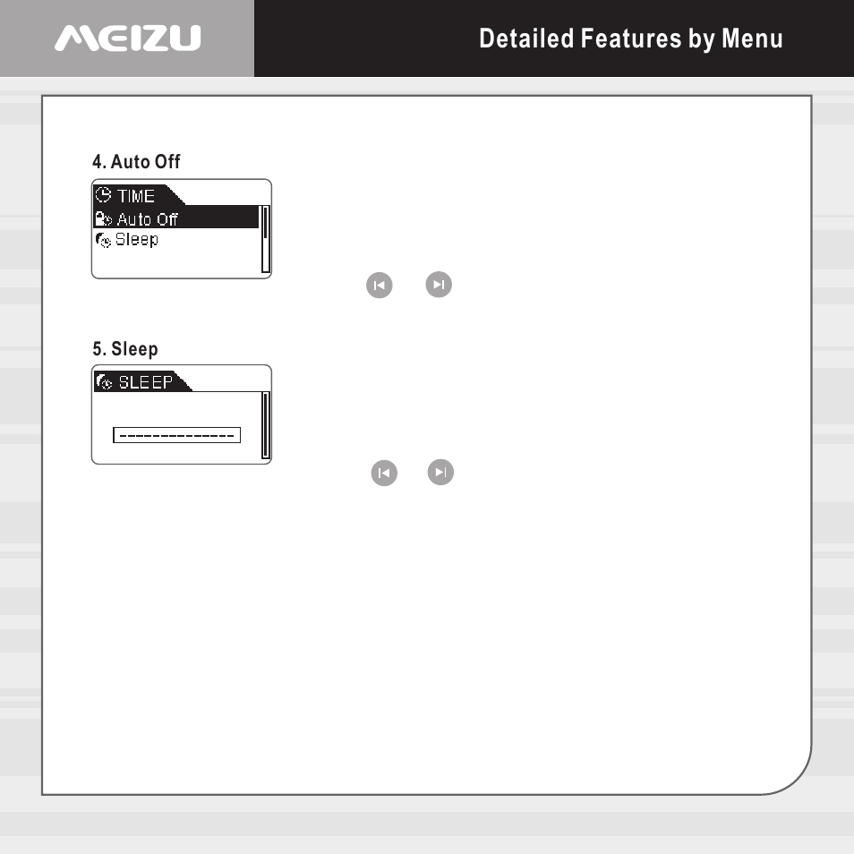 Detailed features by menu | Meizu X6 User Manual | Page 37 / 72