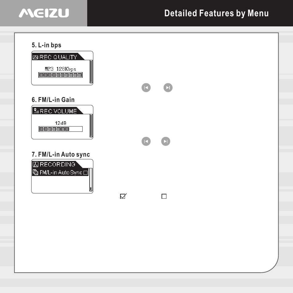 Detailed features by menu | Meizu X6 User Manual | Page 39 / 72