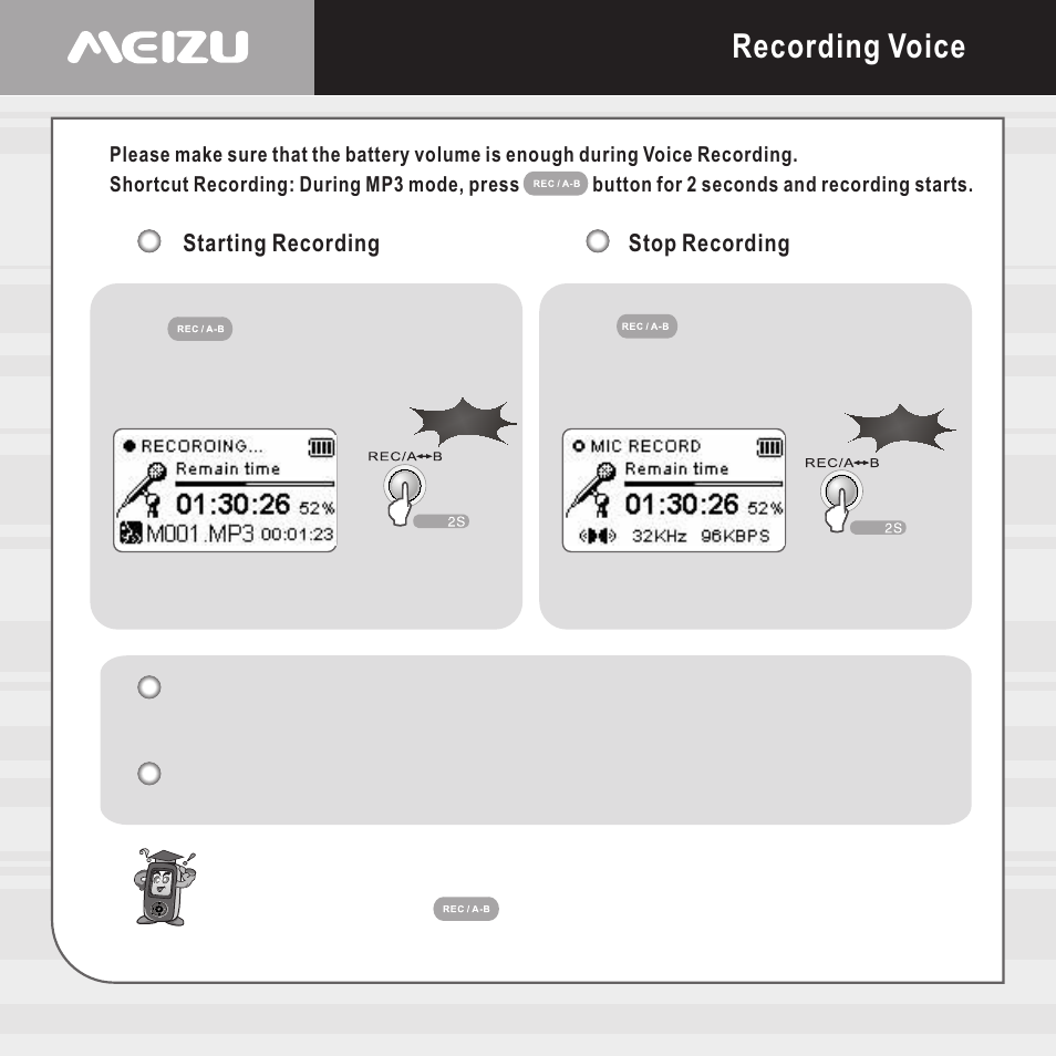 Recording voice | Meizu X6 User Manual | Page 54 / 72