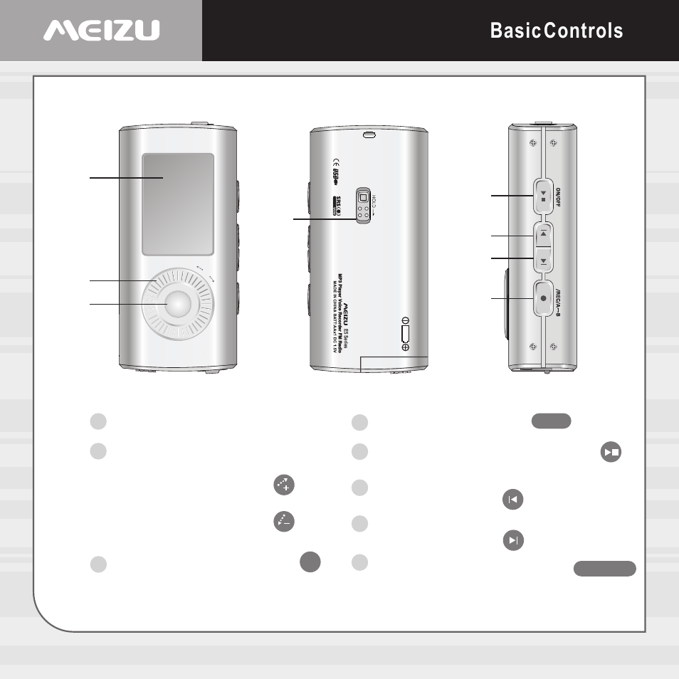 Basic controls, Or station for fm, Station for fm. to select | Meizu E5 User Manual | Page 16 / 72