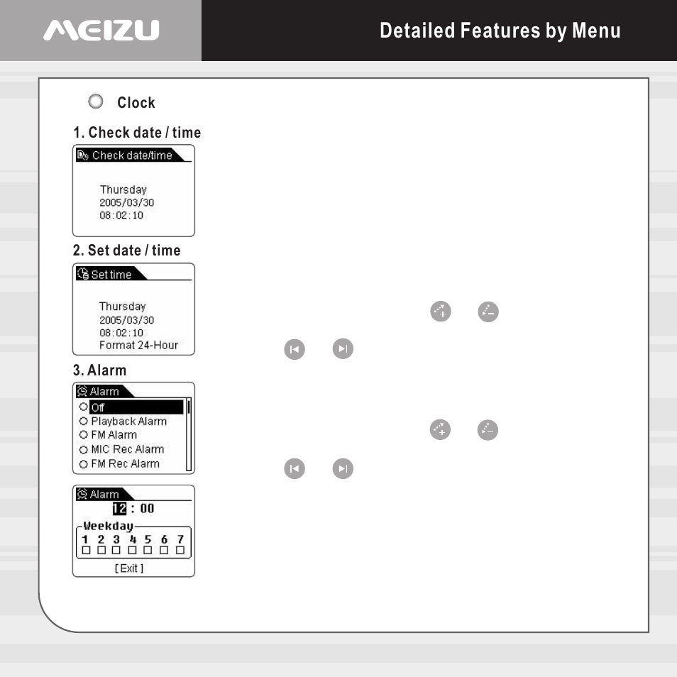 Detailed features by menu | Meizu E5 User Manual | Page 36 / 72