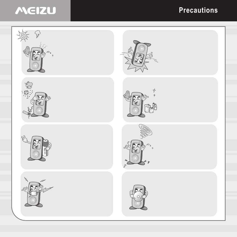 Precautions | Meizu E5 User Manual | Page 4 / 72