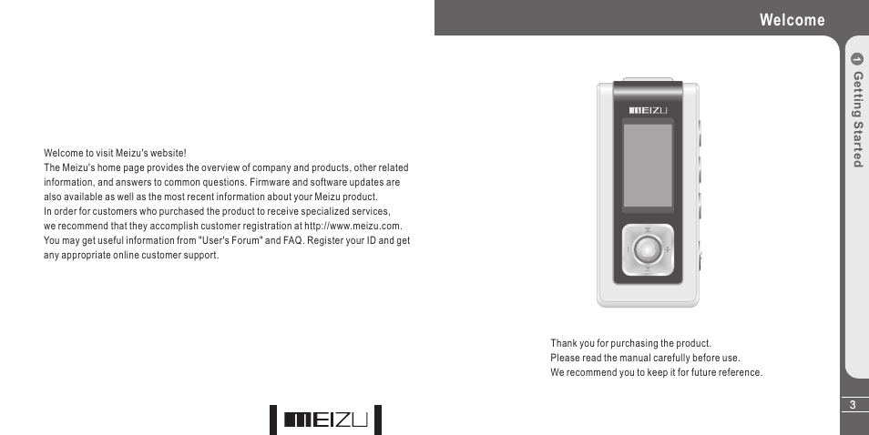 Welcome | Meizu X3 User Manual | Page 2 / 35