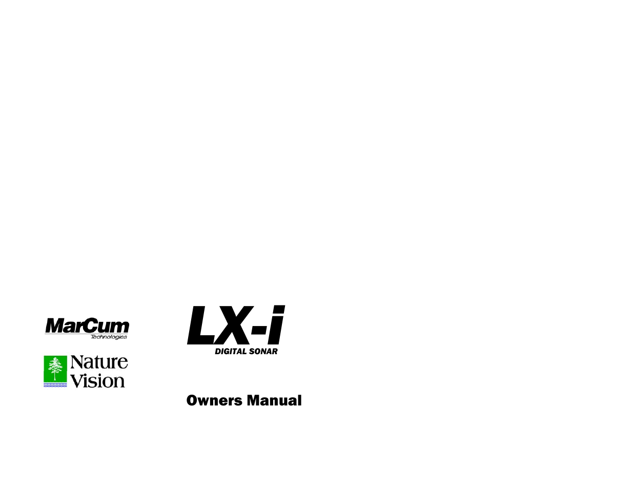 Marcum Technologies Digital Sonar LX-i User Manual | 1 page