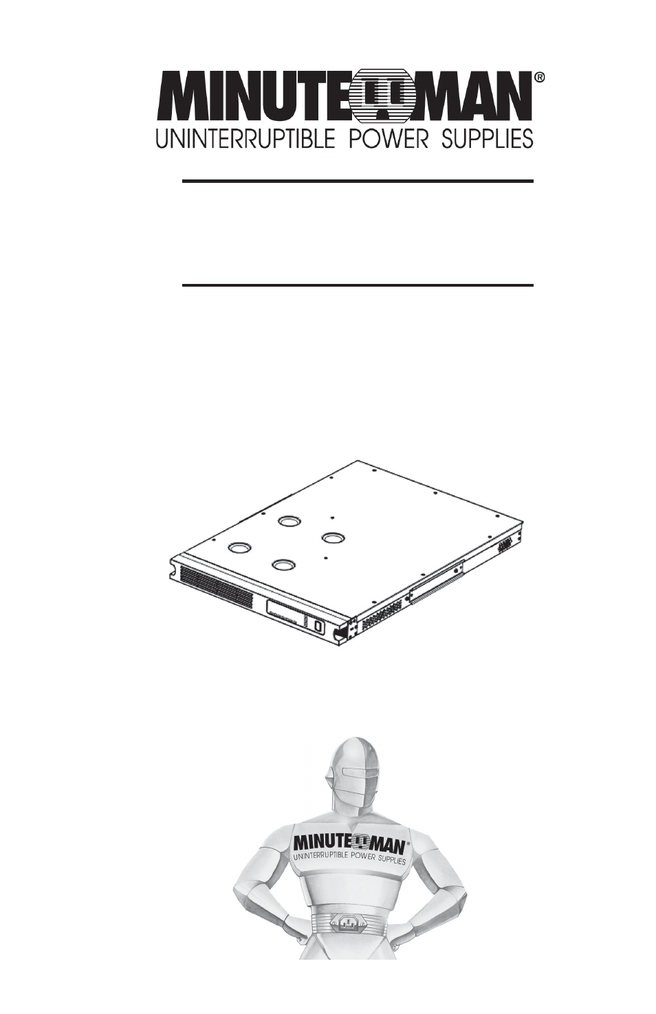 Minuteman UPS E700RM1U User Manual | 28 pages
