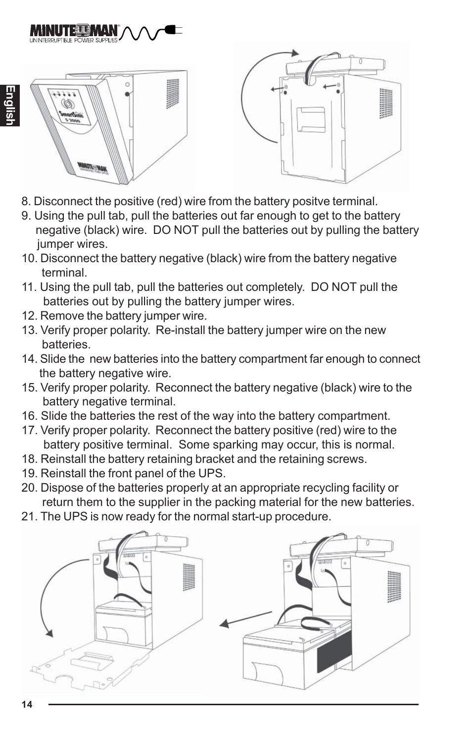 Minuteman UPS UPS User Manual | Page 15 / 24