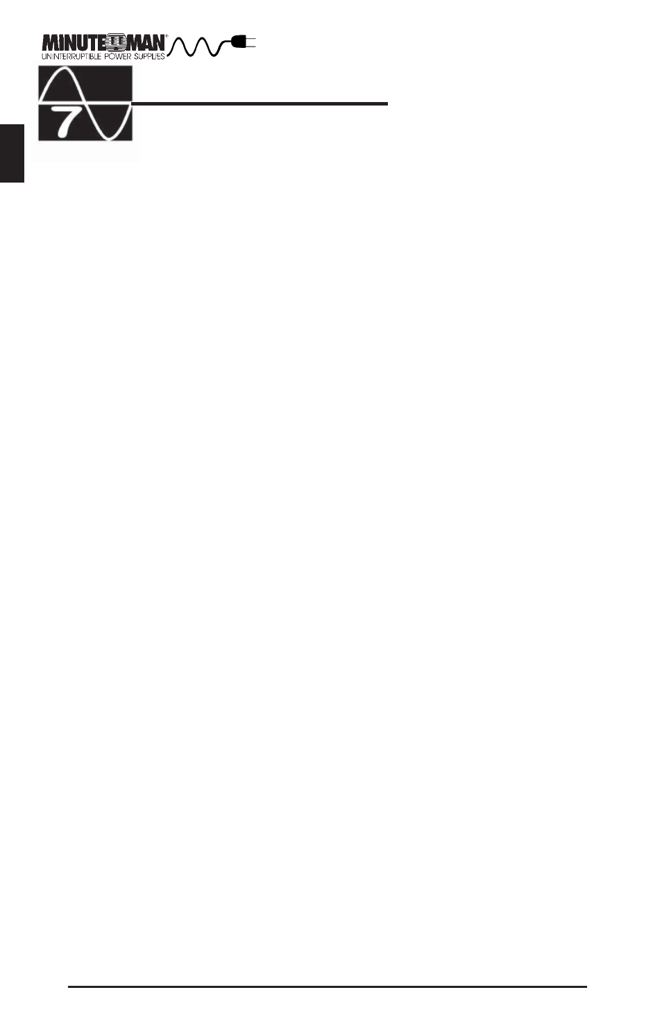 Obtaining service, Ups r, English | Minuteman UPS MCP-E User Manual | Page 25 / 32