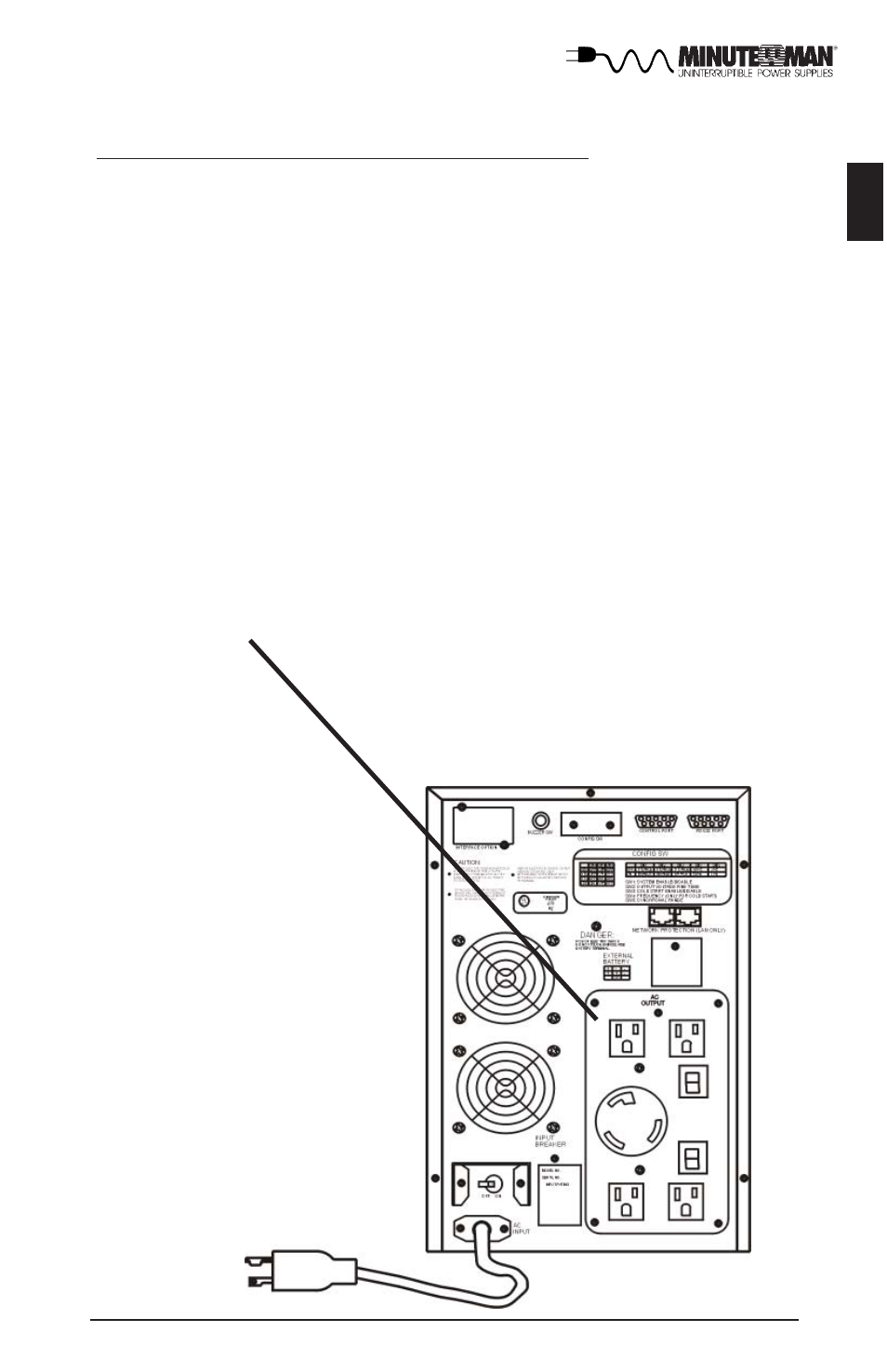 Customized output receptacle panels | Minuteman UPS MCP-E User Manual | Page 28 / 32
