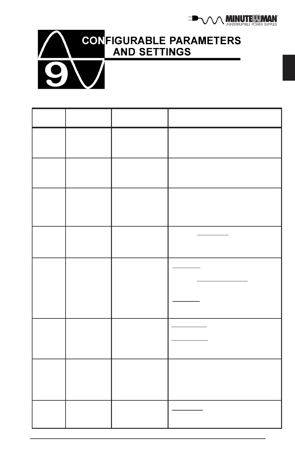 Minuteman UPS Enterprise Plus Series User Manual | Page 26 / 32