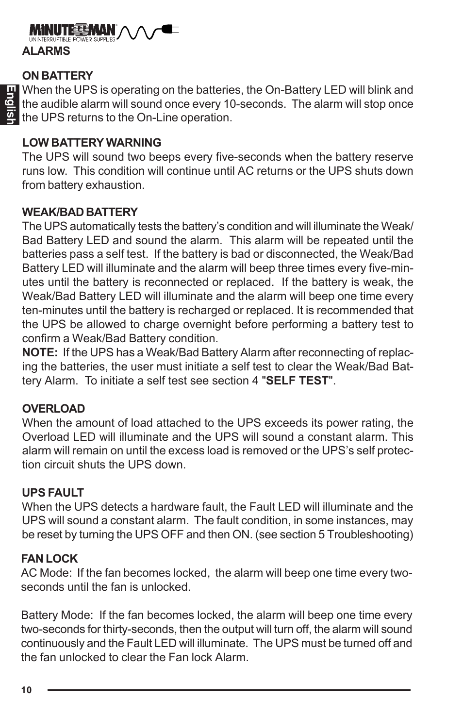 Minuteman UPS PRO-E User Manual | Page 11 / 24