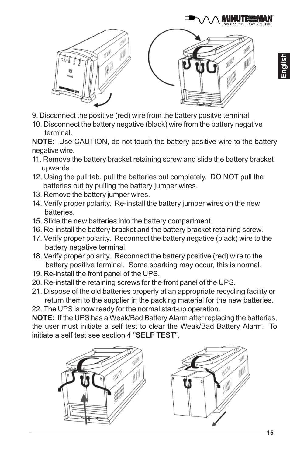 Minuteman UPS PRO-E User Manual | Page 16 / 24