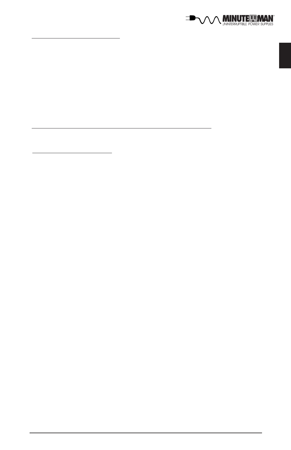 Minuteman UPS Endeavor User Manual | Page 6 / 26
