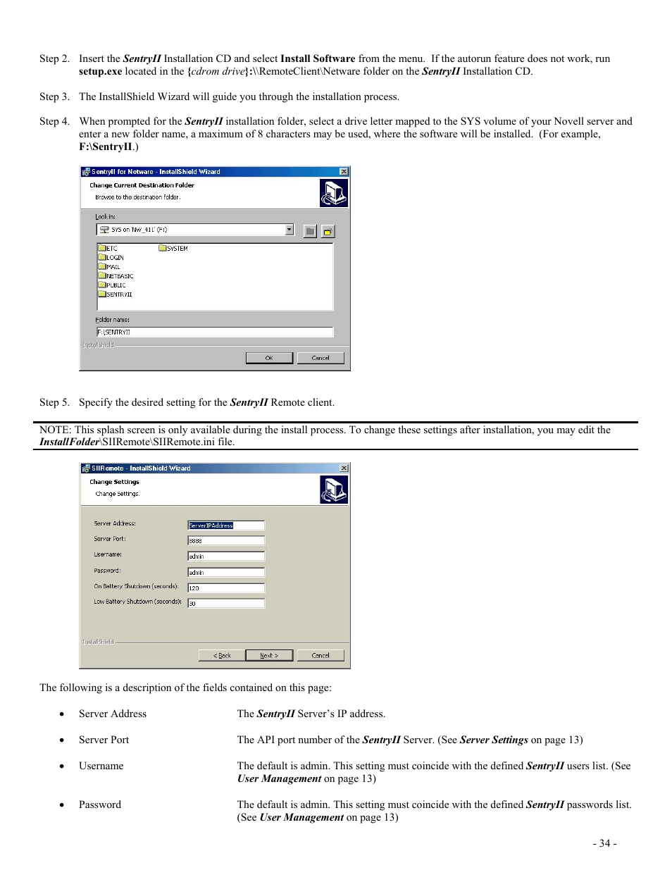 Minuteman UPS SentryII UPS User Manual | Page 34 / 37