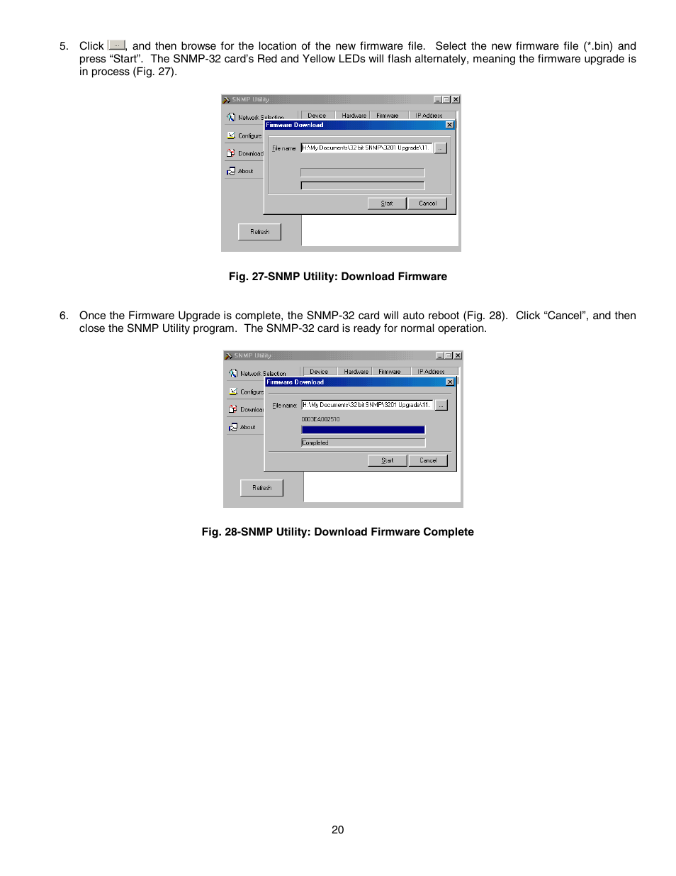 Minuteman UPS SNMP-32 Series User Manual | Page 20 / 40