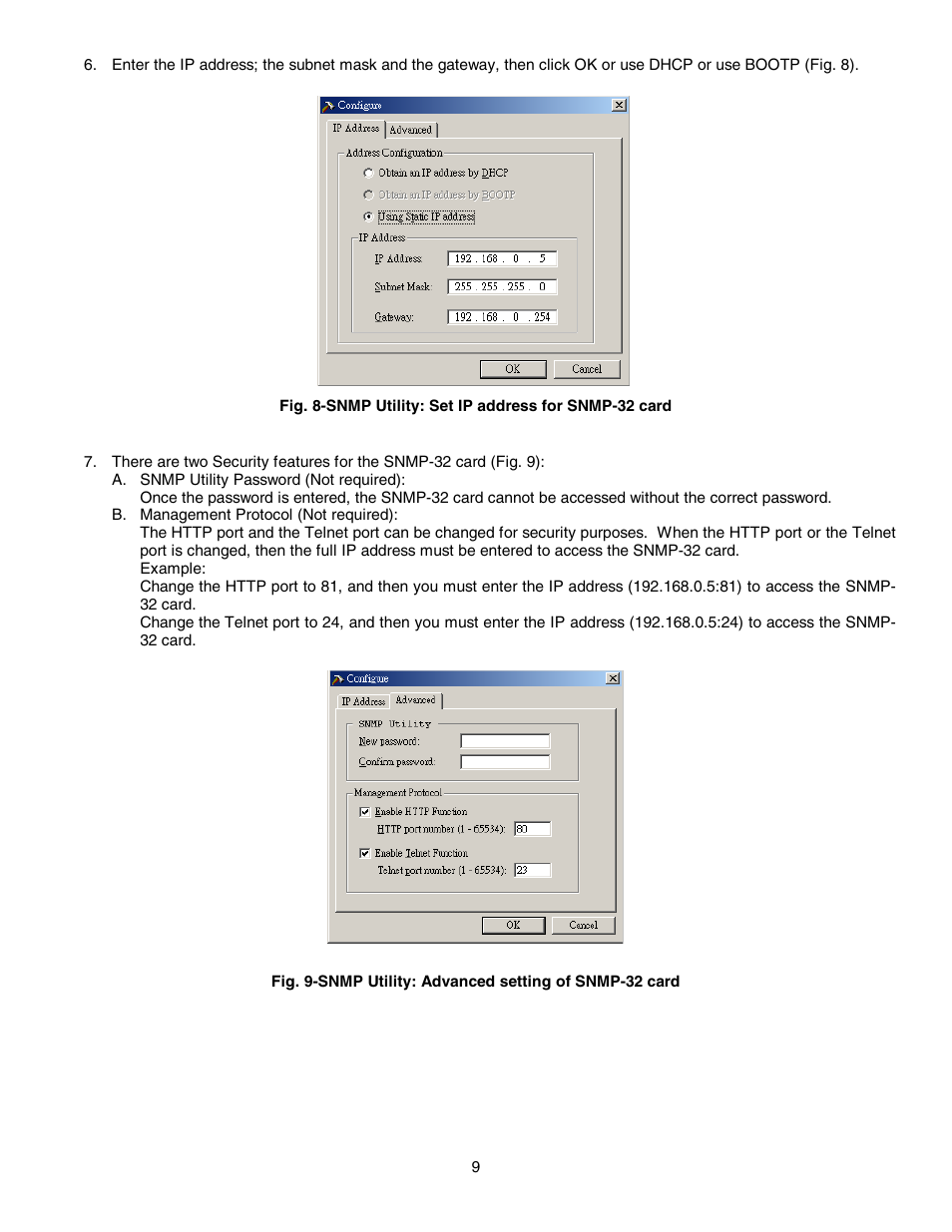 Minuteman UPS SNMP-32 Series User Manual | Page 9 / 40