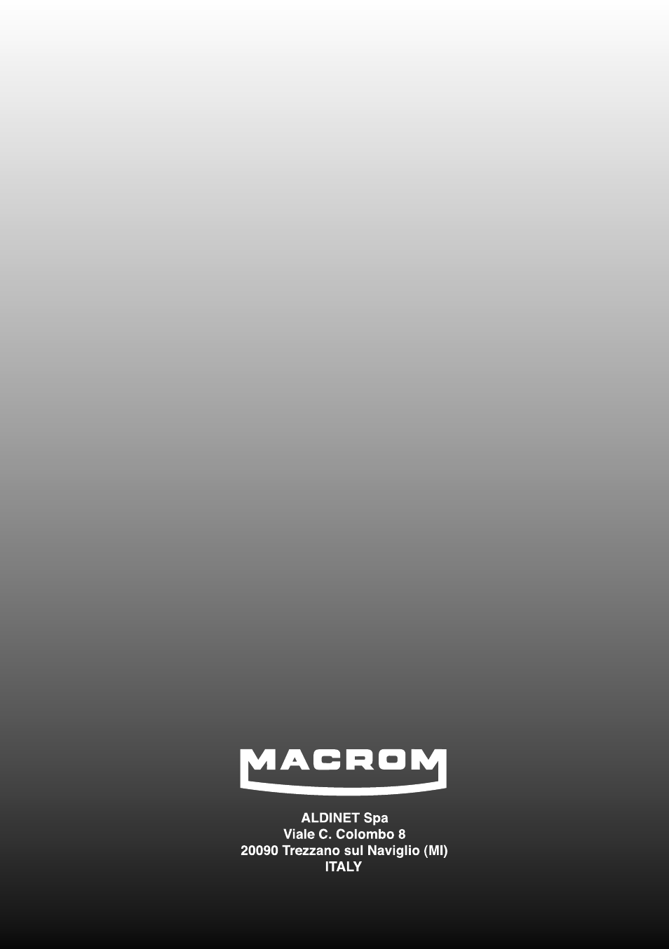 Macrom M1A.1500D User Manual | Page 8 / 8