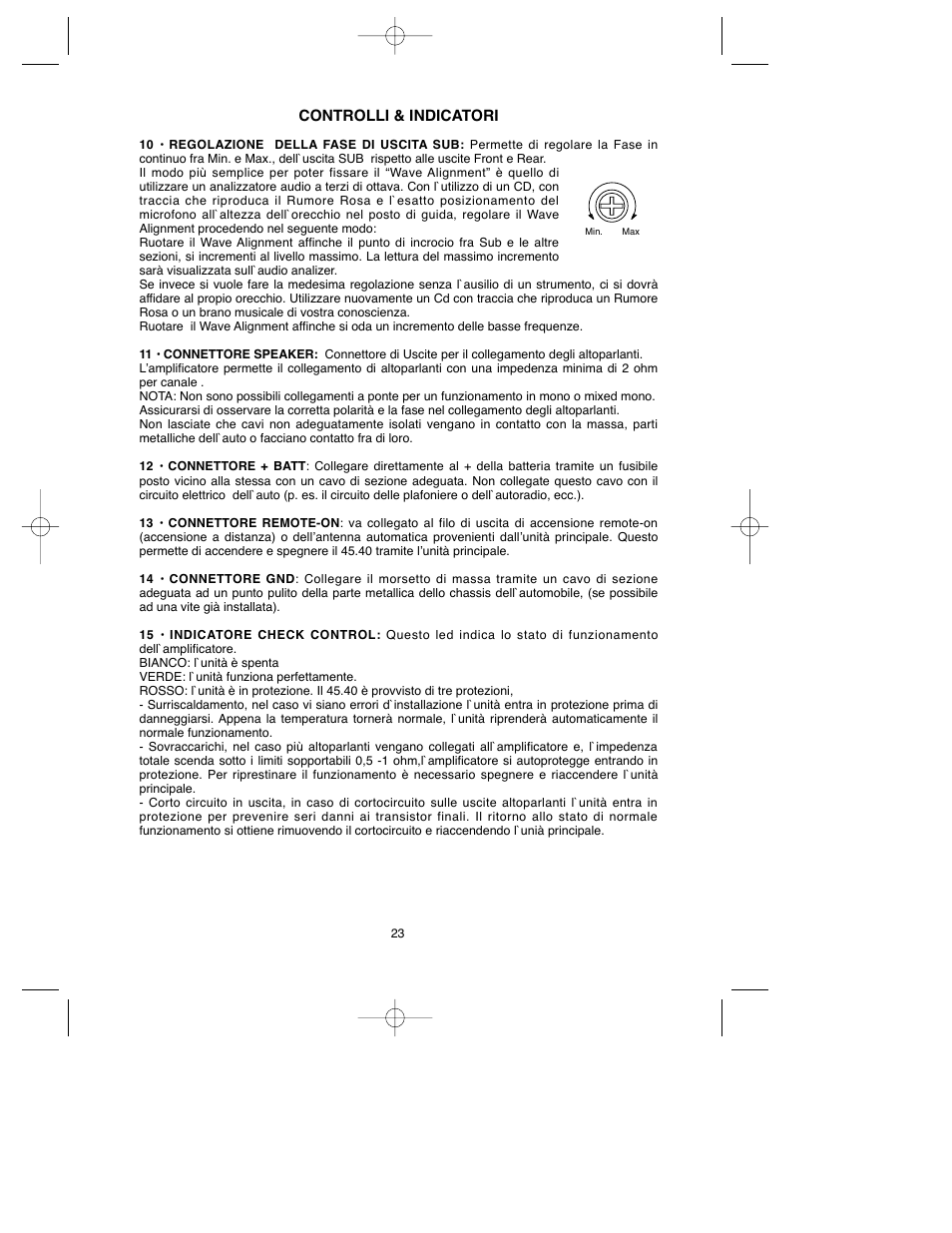 Macrom 45.40 User Manual | Page 23 / 31