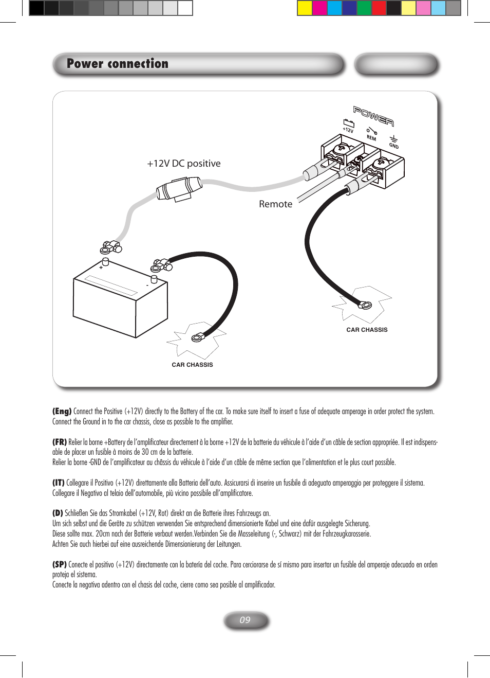 Power connection | Macrom M2A.4000 User Manual | Page 10 / 11