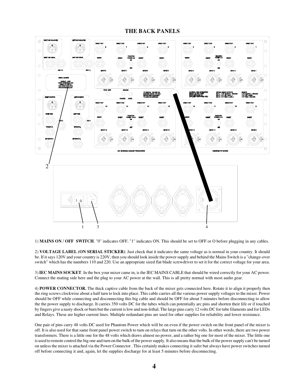 Manley 16 x 2 TUBE MIXER 2000 - 2002 up to 106 User Manual | Page 4 / 22