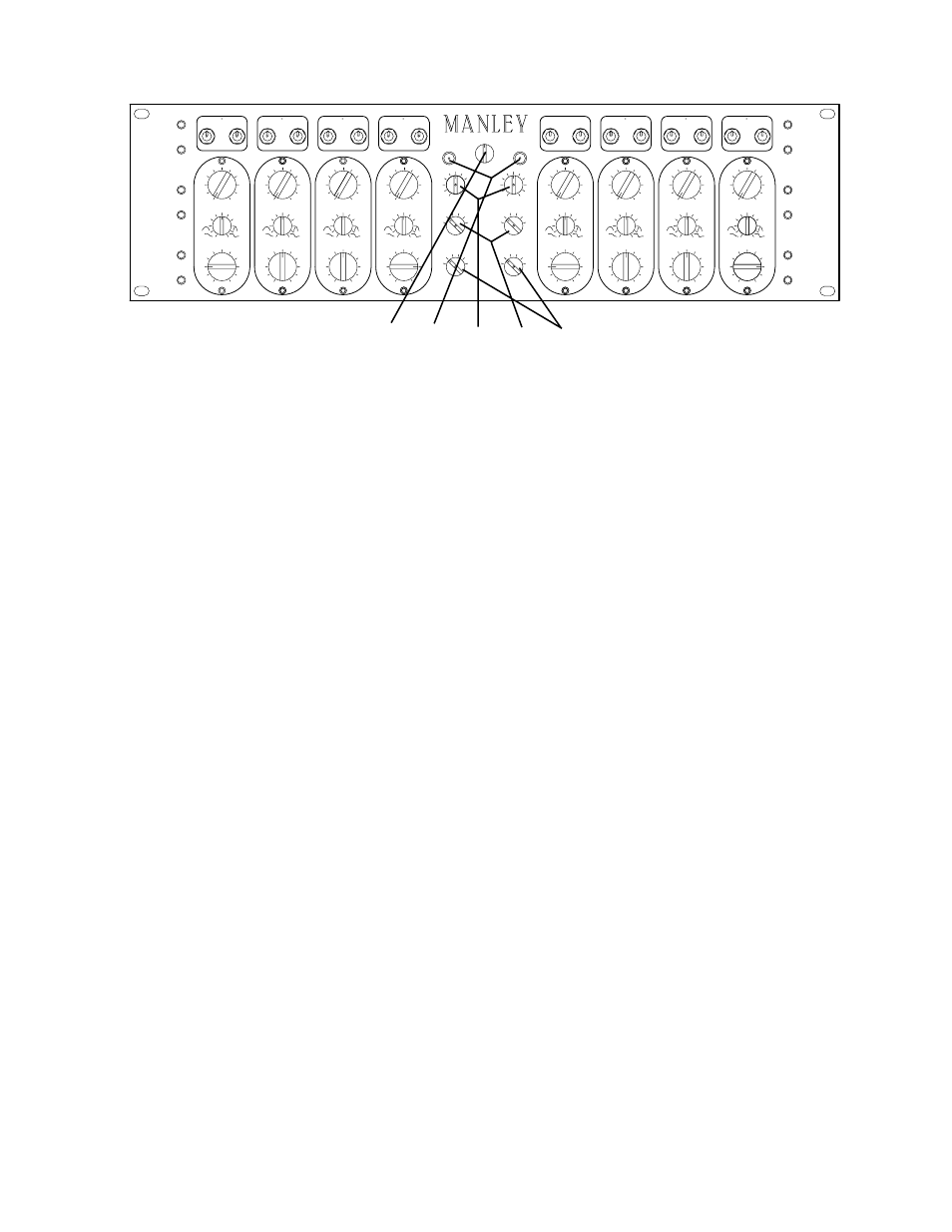 The front panel | Manley MASSIVE PASSIVE STEREO TUBE EQ - MSMPX 2/2004 User Manual | Page 5 / 33