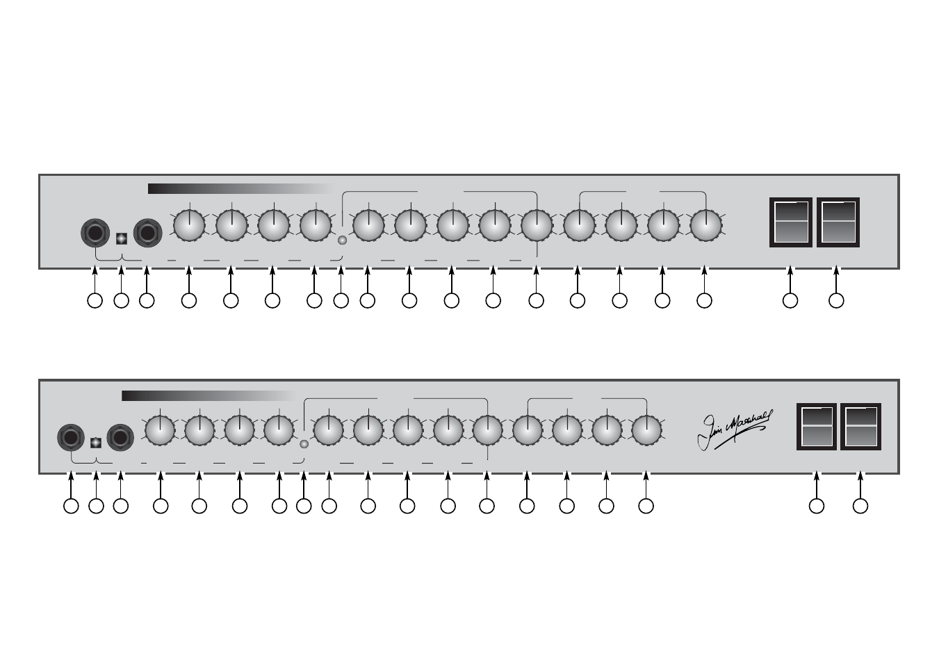 Jcm600, Jcm602 combo, Front panel | Marshall Amplification JCM600 User Manual | Page 7 / 8