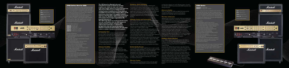 Jvm4 series | Marshall Amplification JVM Series User Manual | Page 2 / 2