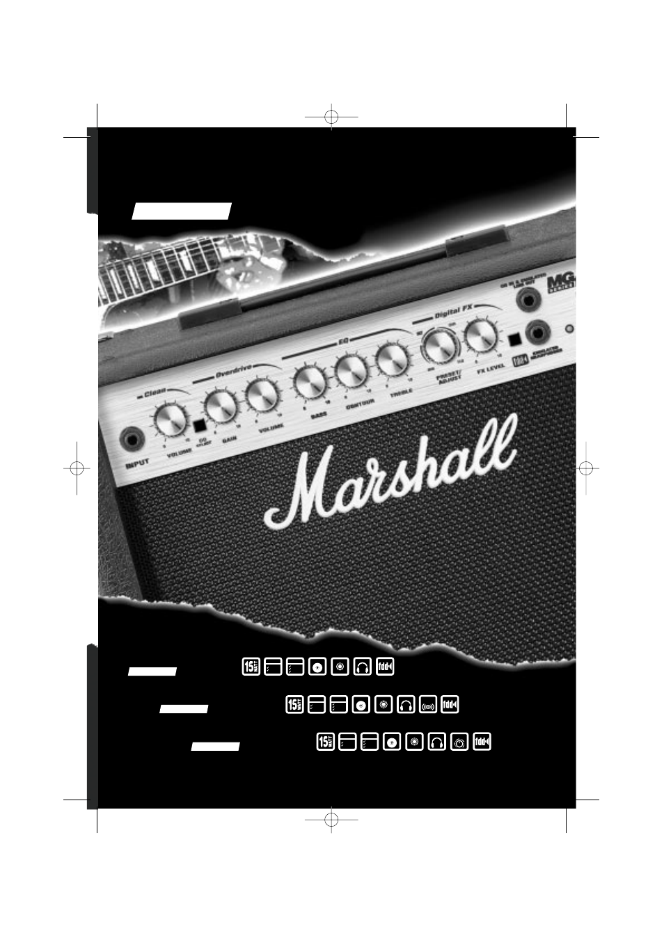 Marshall Amplification MG15 Series User Manual | 8 pages