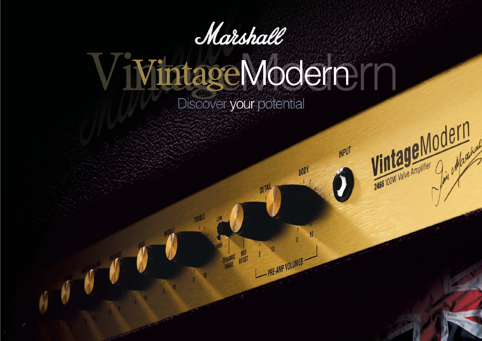 Marshall Amplification Vintage Modern 2466 User Manual | 3 pages