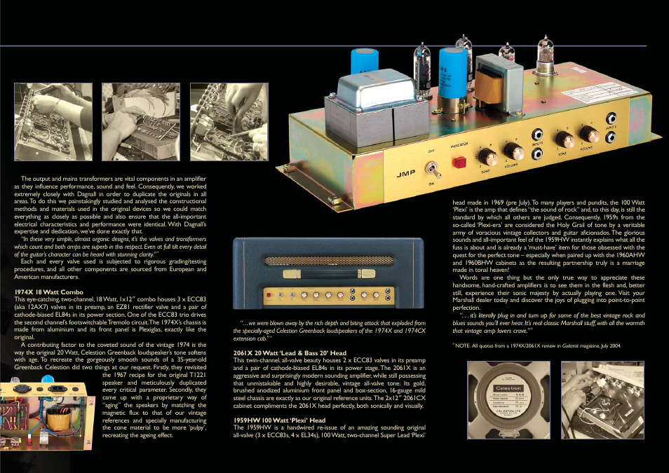 Marshall Amplification Hand-Crafted Amplifiers User Manual | Page 3 / 4