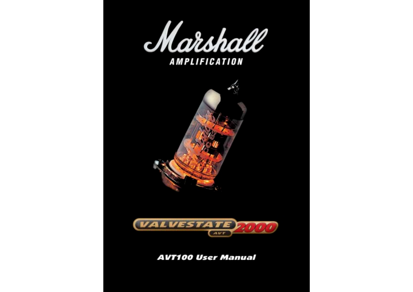 Marshall Amplification VALVESTTE AVT100 User Manual | 8 pages